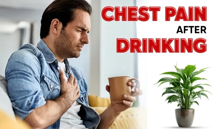 why do we feel chest pain after drinking