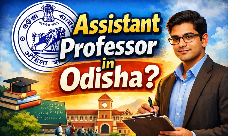become an assistant professor in odisha